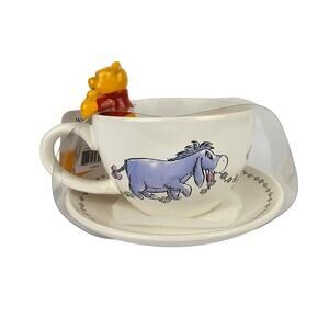 Disney Winnie the Pooh 3D Figure Teacup and Saucer Set